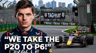 Mad Max Mengamuk di Lintasan, Max Verstappen Bangkit dari P20 ke P6