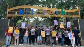 Aksi Diam Hari Perempuan Sedunia di Palembang Soroti Konflik Agraria dan Perampasan Lahan