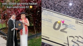 Viral! Iseng Minta Kado Wisuda, Gadis Ini Syok Diberi Uang Rp200 Juta oleh Neneknya
