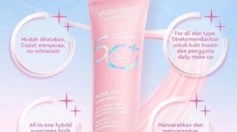 Keunggulan Sunscreen Wardah Warna Pink, Bisa Jadi Primer dan Cerahkan Kulit Kusam