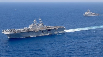 Mengenal Kapal Perang US Fifth Fleet yang Masuk Bidikan Rudal Iran, Sudah Berumur31Tahun