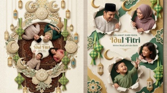 5 Prompt Viral Kartu Ucapan Idulfitri, Anti Mainstream dan Minimalis
