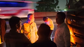 Pagi Buta, Menhub Dudy Purwagandhi Sidak Kendaraan Berat