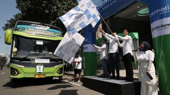 CFG Gelar Mudik Gratis, 225 Peserta Pulang Kampung Lewat #MAUDIKBersama