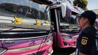 Telolet Dilarang Mudik! Polres Bogor Razia Klakson dan Kelayakan Bus di Cibinong