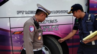 Ditemukan Bus Tanpa APAR di Cibinong! Polisi Perketat Ramp Check Jelang Arus Mudik 2026