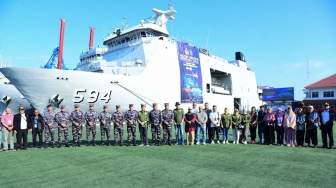 Bank Sumsel Babel Dukung Program Mudik Lebaran Masyarakat Bangka Belitung Bersama TNI Angkatan Laut