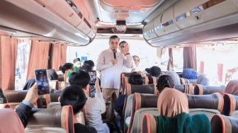 Kemnaker Koordinasikan Mudik Gratis dengan 230 Armada Bus bagi 12.690 Pekerja dan Ojol
