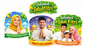 3 Cara Membuat Stiker WhatsApp Ucapan Idulfitri Pakai Foto Sendiri, Biar Beda dari yang Lain