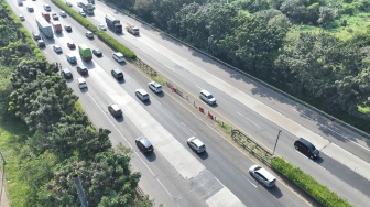 Sistem One Way Terus Berlangsung di Jalan Tol Trans Jawa