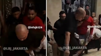 Detik-Detik Pencuri Disergap Saat Itikaf di Masjid Istiqlal, Berakhir Ricuh