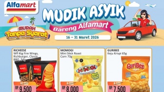Promo Alfamart 18-31 Maret 2026 Tanpa Syarat, Camilan untuk Mudik Lebaran Diskon Besar