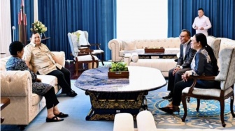 Dasco dan Puan Duduk Satu Kursi Dampingi Prabowo-Mega, Sinyal Politik Apa?