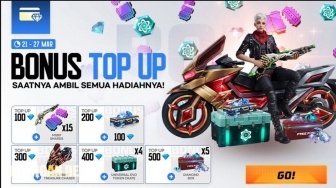 27 Kode Redeem FF 19 Maret 2026: Tahan Dulu Top Up, Ada Diskon Diamond dan Skin NMAX Gratis