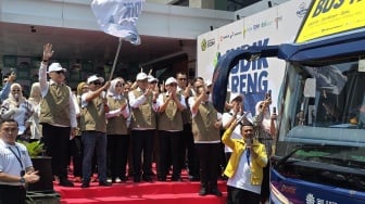 Berangkatkan 1.496 Peserta, KESDM Bersama PLN dan BUMN Energi Fasilitasi Mudik Gratis ke 20 Tujuan