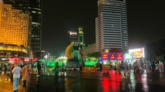 LIVE STREAMING: Car Free Night Warnai Malam Takbiran di Jakarta