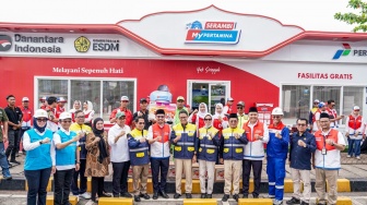 Pastikan Stok BBM Aman Selama Mudik, Wakil Menteri ESDM Kunjungi Rest Area 379 A Batang-Semarang