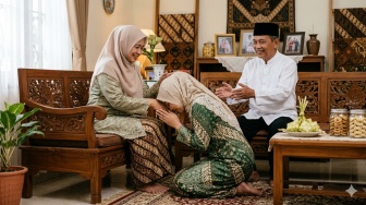 10 Cara Menyampaikan Permintaan Maaf yang Tulus saat Sungkem