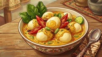 Resep Gulai Telur Rebus Tanpa Digoreng