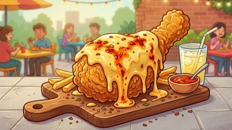 Resep Ayam Richeese Crispy Pedas Keju Lumer Ala Rumahan