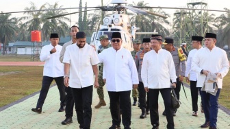 Kasatgas PRR Dampingi Presiden Prabowo Rayakan Idulfitri Bersama Masyarakat di Aceh Tamiang