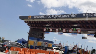 Arus Balik Mulai Padat, Tol JogjaSolo Ruas PrambananPurwomartani Diserbu Kendaraan