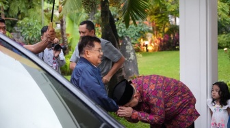 Momen Idulfitri: Wali Kota Makassar Minta Wejangan Khusus JK untuk Masa Depan Kota