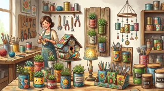 Jangan Dibuang! Ini 14 Cara Cerdas Mengubah Kaleng Bekas Jadi Lebih Berguna