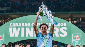 Manchester City Juara Carabao Cup Usai Tumbangkan Arsenal 2-0