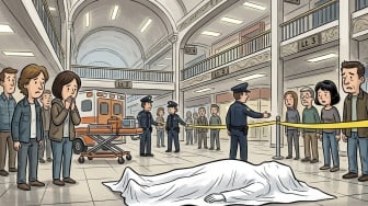 Heboh Pengunjung Tewas Jatuh dari Lantai 4 Plaza Medan Fair, Diduga Bunuh Diri