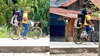 Tamparan Keras Bagi Si Kurang Bersyukur, Kisah Ayah Kayuh Sepeda Butut saat Lebaran