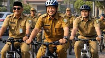 Demi Hemat BBM, Pemkot Ini Paksa Pejabat Naik Sepeda, Berani Tinggalkan Mobil Dinas?