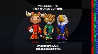Resmi Diperkenalkan! Inilah Sosok Maple, Zavu, dan Clutch yang Akan Meriahkan Piala Dunia 2026