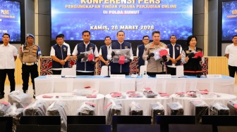 Polda Sumut: Judi Online di Apartemen Medan Beromzet Rp 7 Miliar, 19 Orang Tersangka