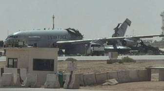 Foto Pangakalan Militer AS di Arab Saudi Hancur Beredar, Balas Dendam Usai Trump Hina MBS