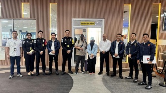 Tampang Tersangka Penggelapan Dana Jemaat Gereja yang Ditangkap Imigrasi di Kualanamu