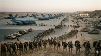 Pasukan Penerjun Payung Amerika Tiba di Timur Tengah, Skenario Operasi Darat ke Iran