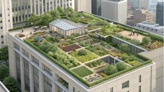 Minim Lahan dan Polusi Meningkat, Bisakah Atap Hijau Jadi Solusi Berbasis Alam?