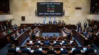 DPR Israel Sahkan RUU Bisa Hukum Mati Langsung Warga Palestina