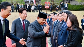 Kunjungan Perdana ke Korea, Prabowo Tekankan Kemitraan Strategis IndonesiaKorsel
