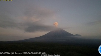 Gunung Semeru Menggeliat: 16 Kali Erupsi dalam 6 Jam, Status Siaga III Diberlakukan Ketat