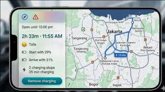 Google Maps Punya Fitur Baru, Bawa Mobil Listrik Jauh Makin Tenang