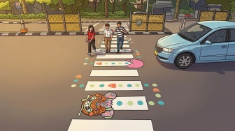 Zebra Cross Pac-Man: Kreativitas Warga atau Alarm Pemerintah yang Absen?