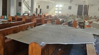 Tiga Gereja Katolik di Minahasa dan Tomohon Rusak Akibat Gempa