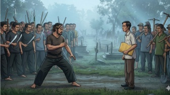 Suatu Pagi di Kampung Benteng