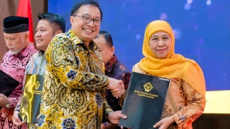 Khofifah Optimistis Jatim Pertahankan WTP saat Hadiri Entry Meeting LKPD 2025 BPK RI
