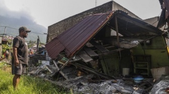 Belum Reda! 348 Gempa Susulan, Getaran M4,8 Kembali Guncang Timur Bitung