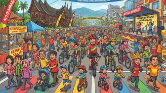 Car Free Day di Padang Kembali Digelar 5 April 2026, Warga Diajak Nikmati Pagi Sehat