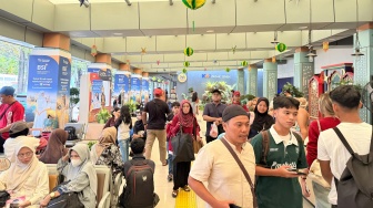 Ilustrasi mudik KAI. [Handout]