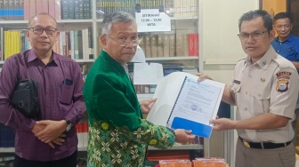 Muhammadiyah Sulsel Serahkan Laporan Kasus Masjid Nurut Tajdid Barru ke Polda Sulsel